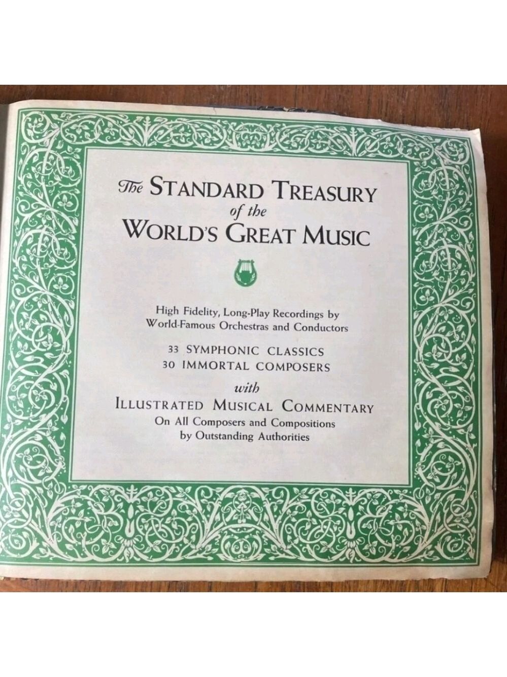 HIGH FIDELITY RECORDING OF 33 SYMPHONIC CLASSICS BY WORLD-BEAUTIFUL